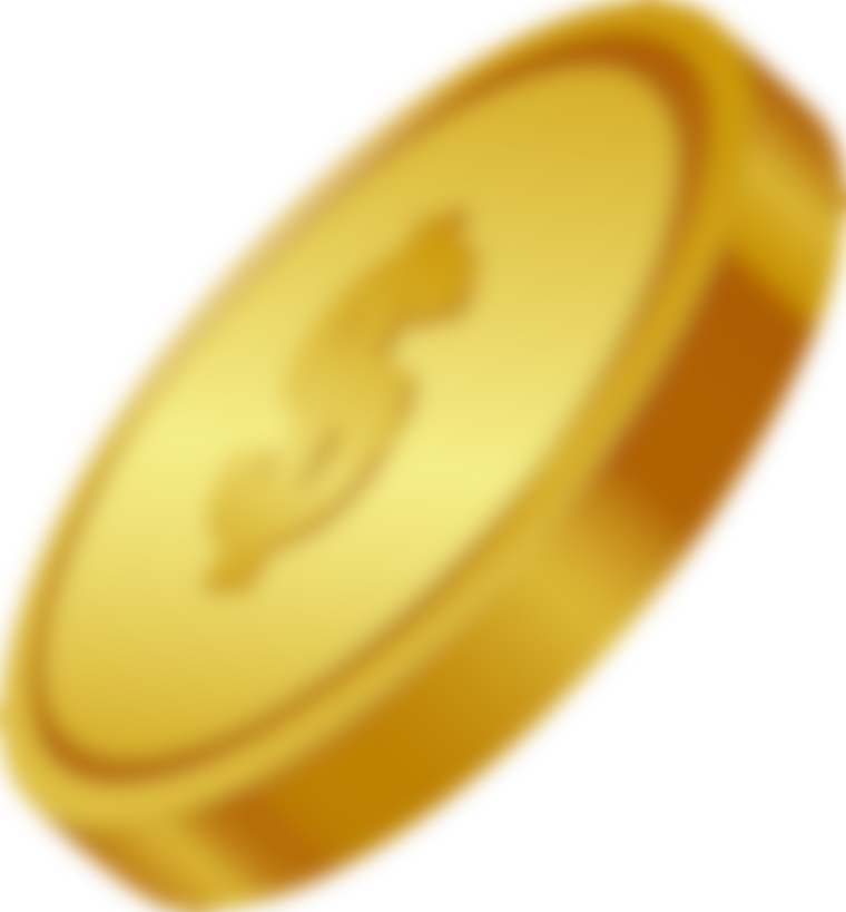 gold coin or dollar coin