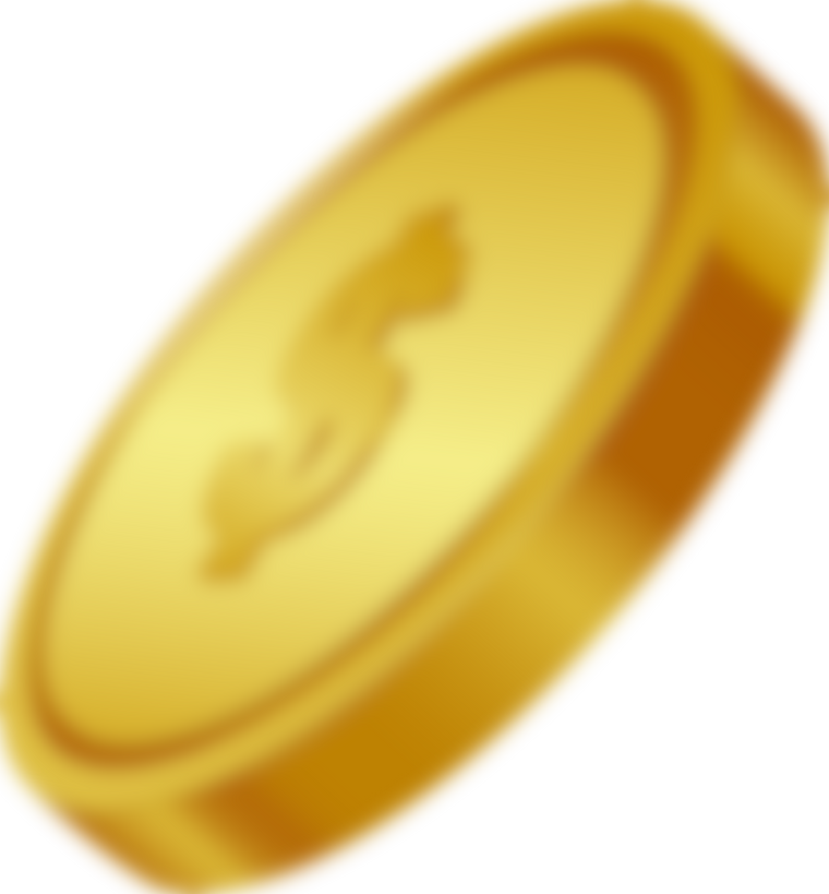 gold coin or dollar coin